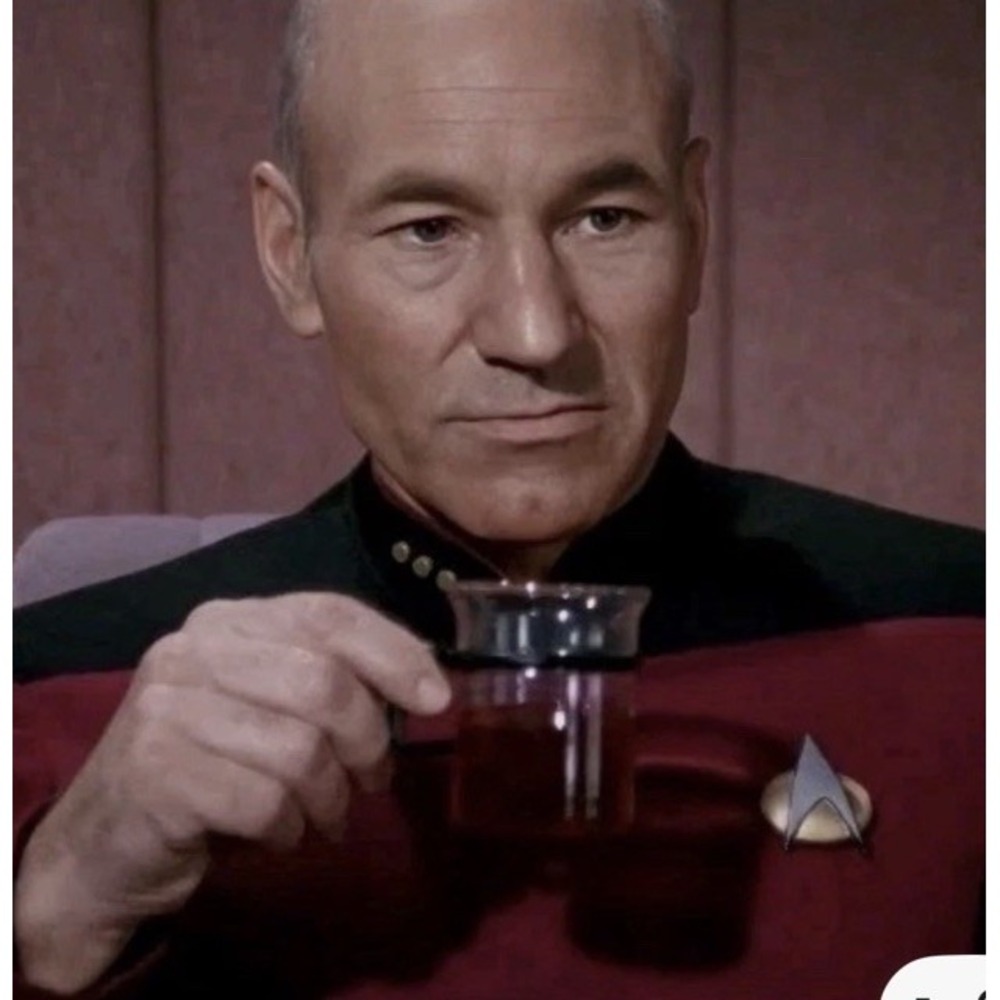 Vintage Bodum Bistro Tea Cup Picard Star Trek Coffee Espresso Mug Prop Glass TNG